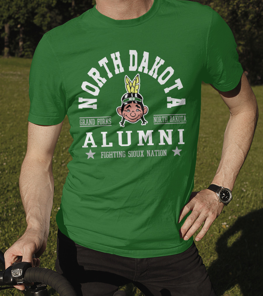 North Dakota Alumni Fighting Sioux Nation Grand Forks T-Shirt