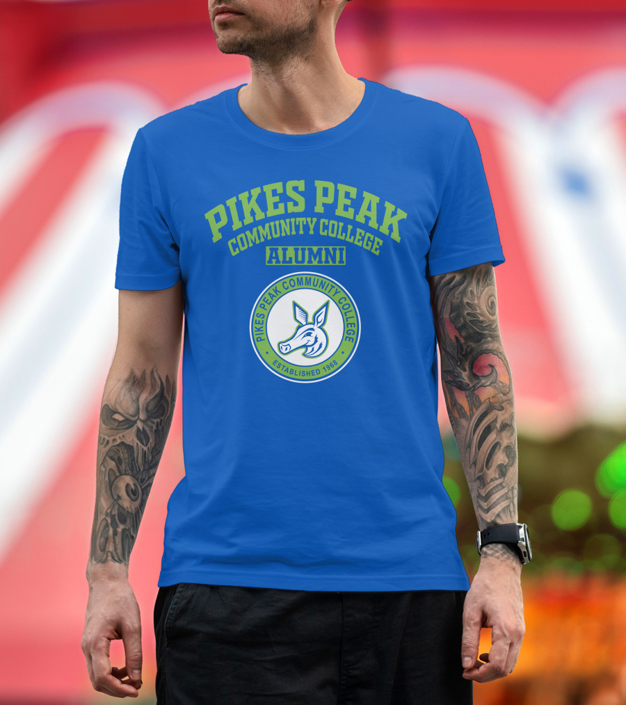 Pikes Peak Community College Alumni Established 1968 T-Shirt