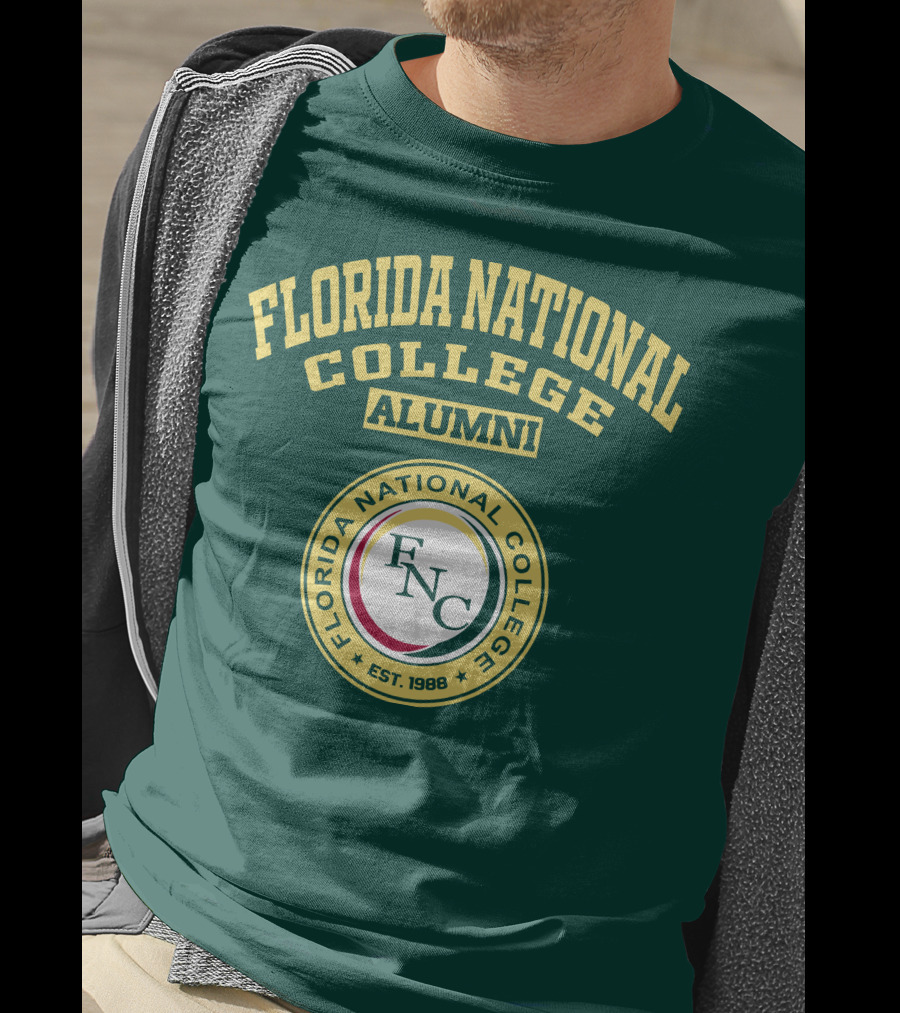 Florida National College Alumni FNC Est. 1988 T-Shirt