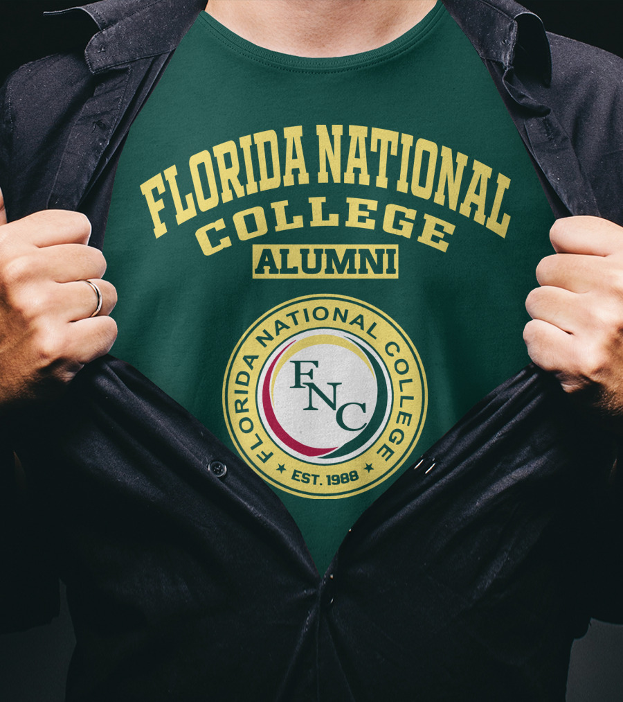 Florida National College Alumni FNC Est. 1988 T-Shirt