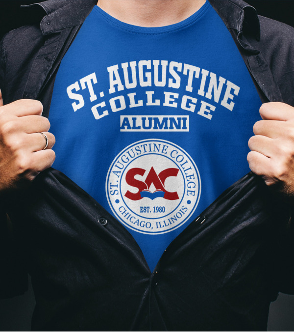 St. Augustine College Alumni SAC Est. 1980 Chicago Illinois T-Shirt