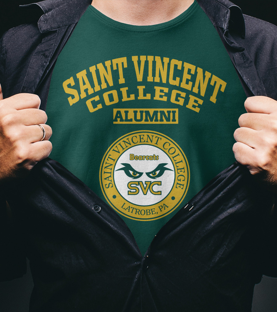 Saint Vincent College Alumni Bearcats SVC Latrobe PA T-Shirt