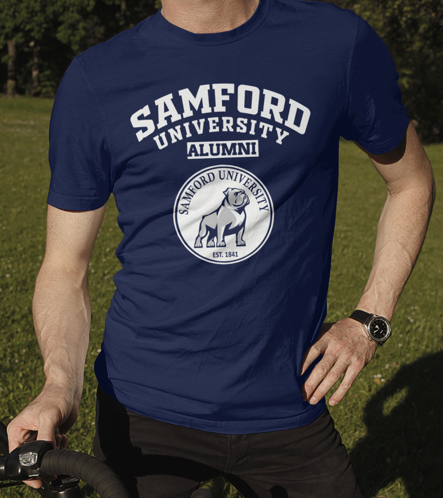Samford University Alumni Est. 1841 Bulldog T-Shirt