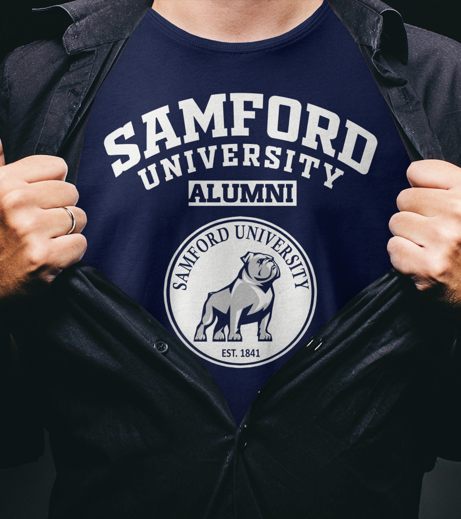Samford University Alumni Est. 1841 Bulldog T-Shirt