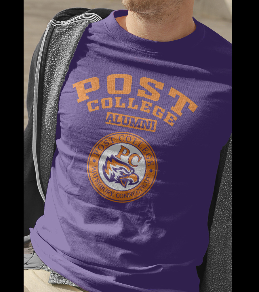 Post College Alumni Pc Waterbury Connecticut Eagle T-Shirt