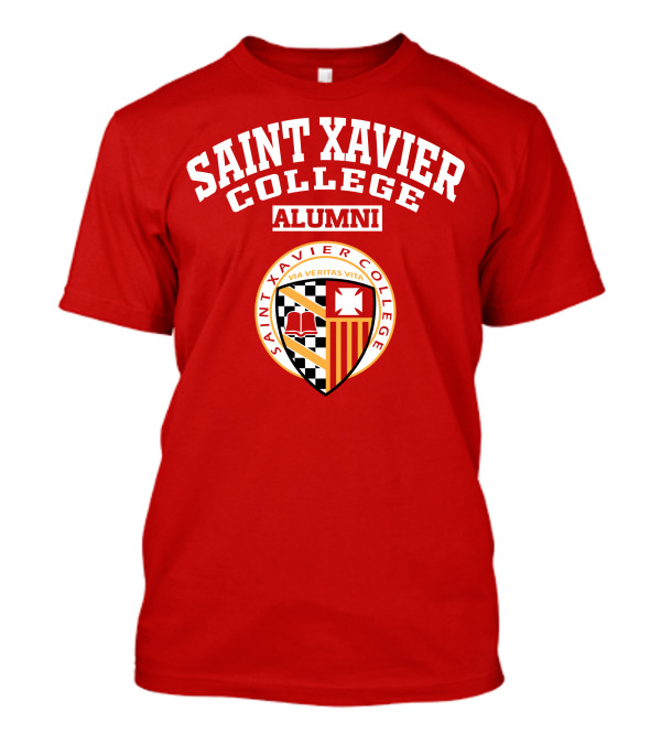 Saint Xavier College Alumni Crest Via Veritas Vita T-Shirt