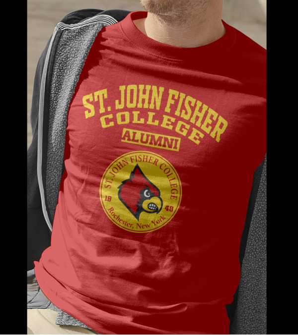 St. John Fisher College Alumni Cardinal Logo Rochester New York 1948 T-Shirt