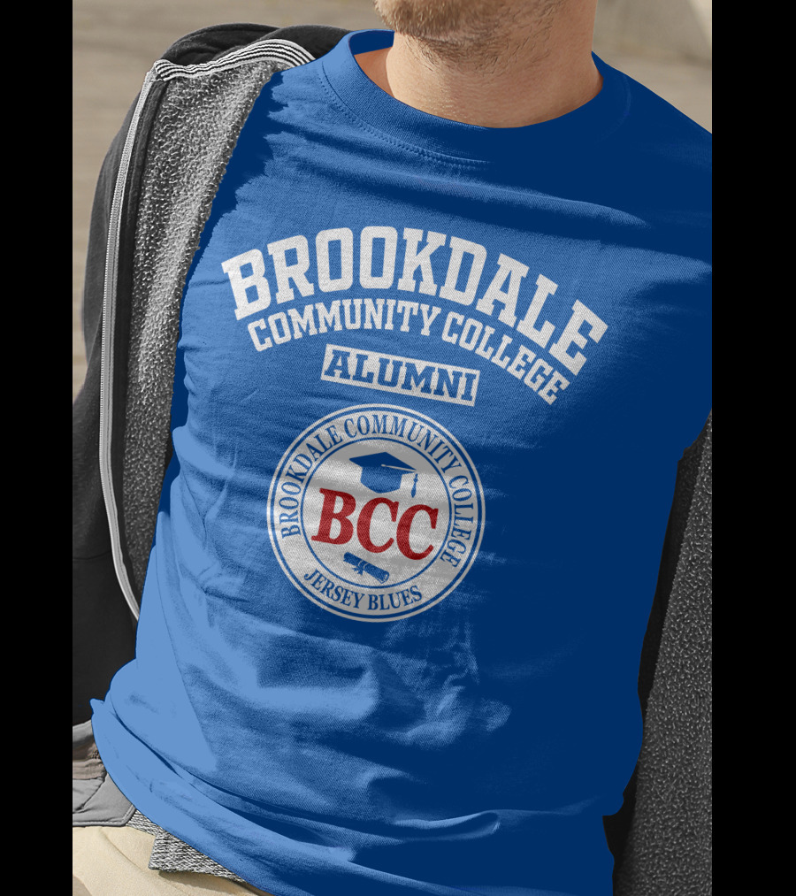 Brookdale Community College Alumni BCC Jersey Blues T-Shirt