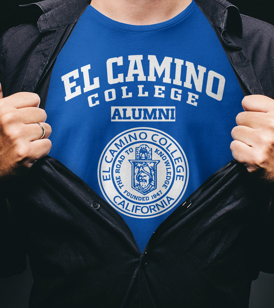 El Camino College Alumni The Road To Knowledge Founded 1947 California T-Shirt