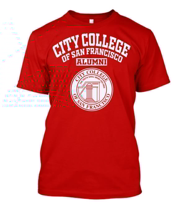 City College Of San Francisco Alumni Logo The Truth Shall Make You Free T-Shirt