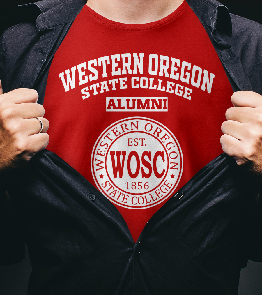 Western Oregon State College Alumni WOSC Est. 1856 T-Shirt
