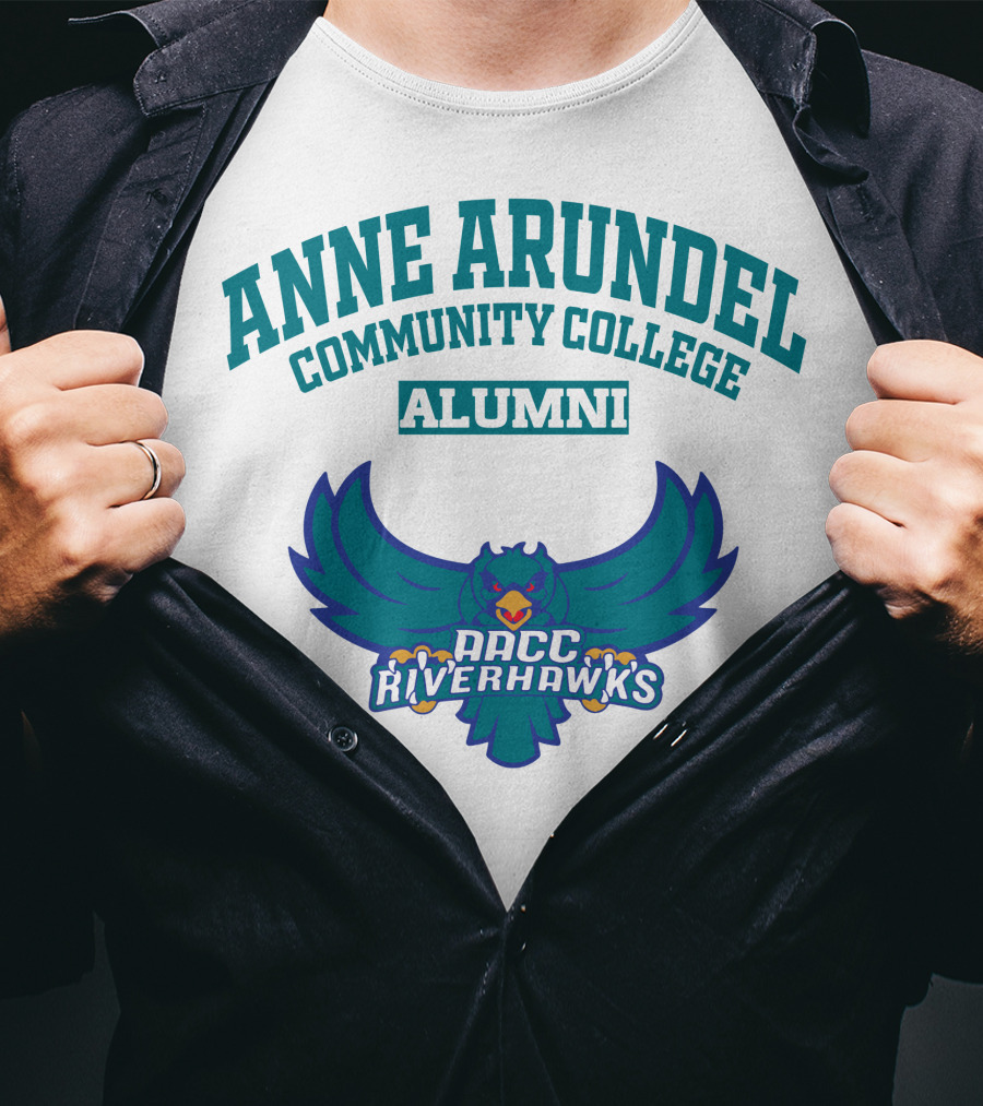 Anne Arundel Community College Alumni AACC Riverhawks T-Shirt