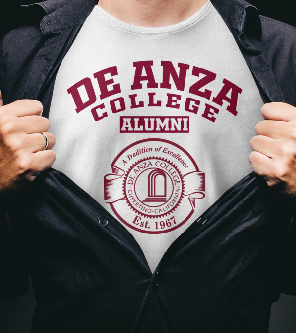 De Anza College Alumni A Tradition Of Excellence Cupertino California Est. 1967 T-Shirt