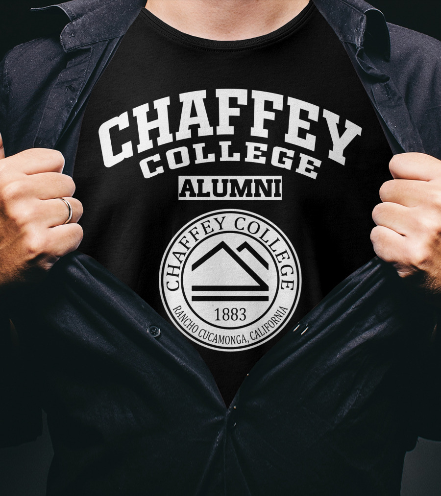 Chaffey College Alumni Rancho Cucamonga California 1883 T-Shirt