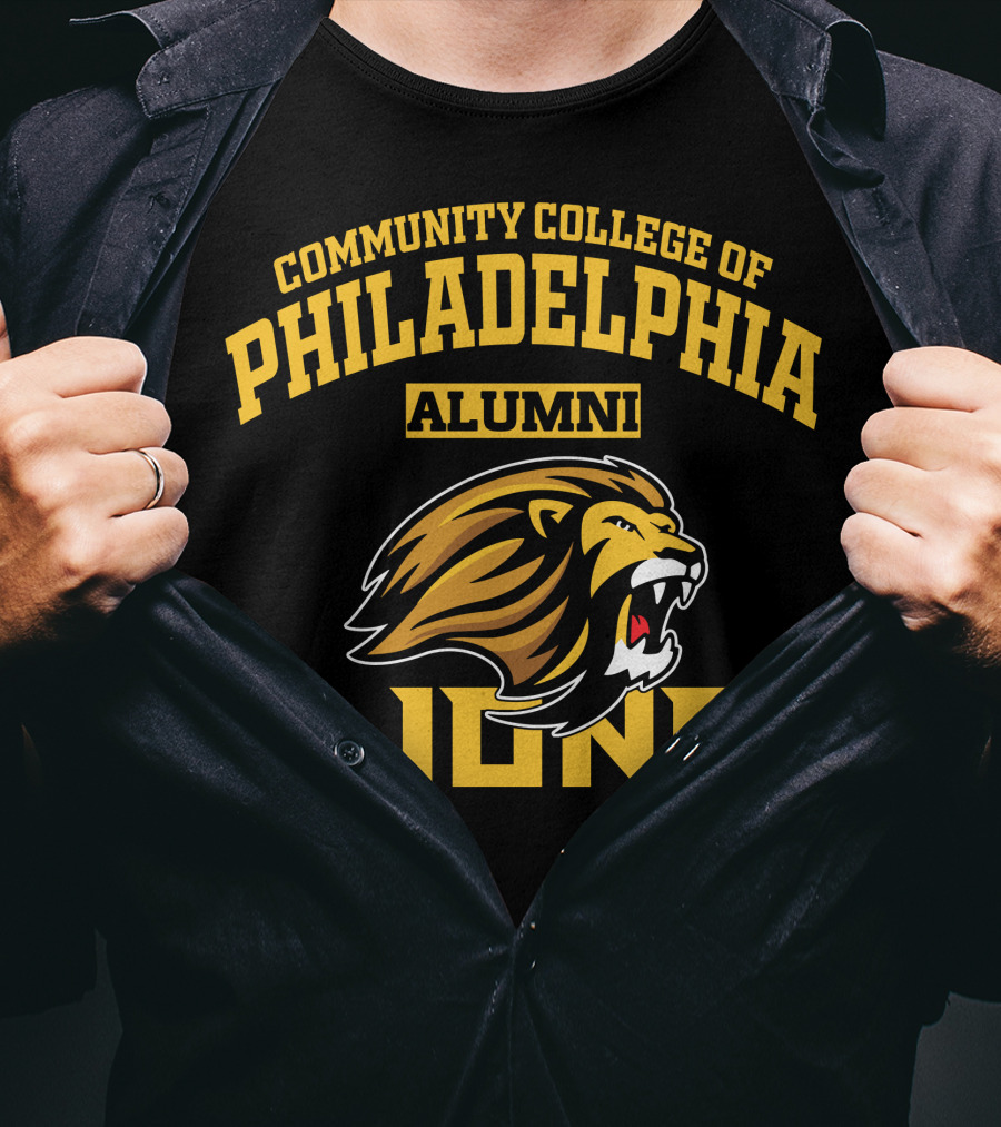 Community College Of Philadelphia Alumni Lions T-Shirt