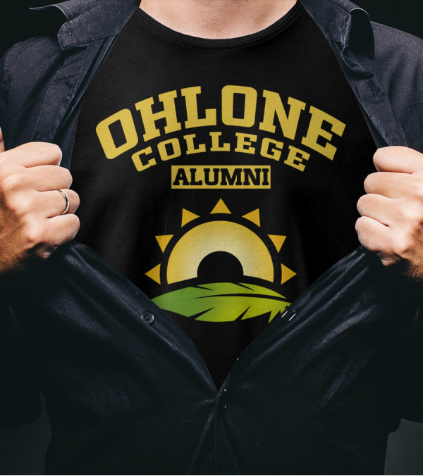 Ohlone College Alumni Sun And Leaf T-Shirt