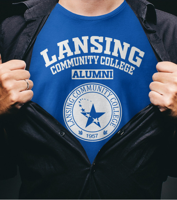 Lansing Community College Alumni 1957 Star T-Shirt