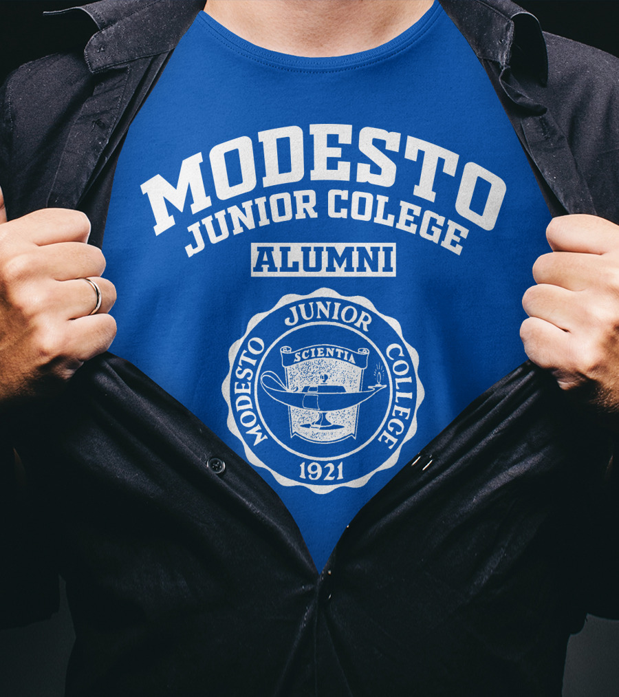 Modesto Junior College Alumni Scientia Seal 1921 T-Shirt
