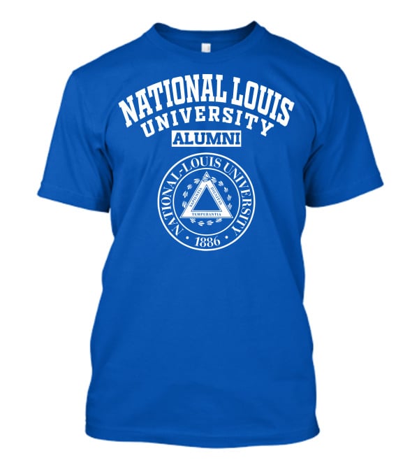 National Louis University Alumni Seal 1886 Temperantia T-Shirt