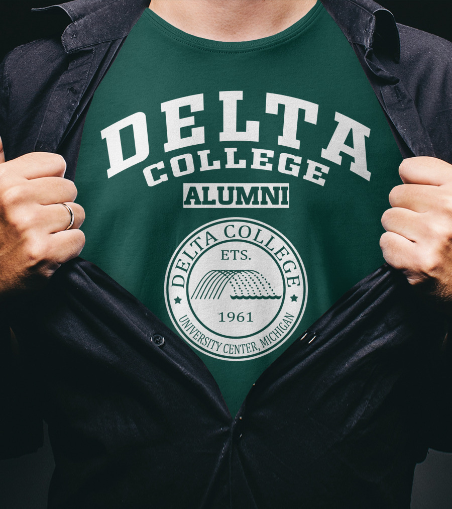 Delta College Alumni University Center Michigan ETS 1961 T-Shirt