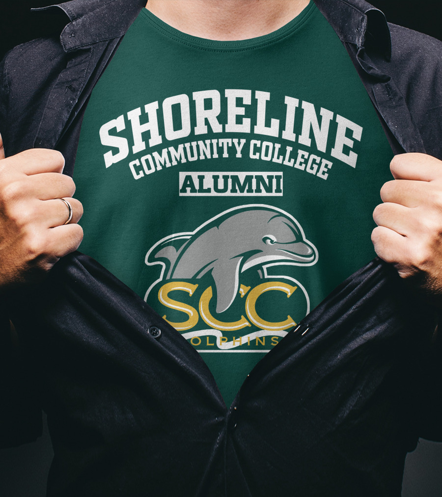 Shoreline Community College Alumni SCC Dolphins T-Shirt