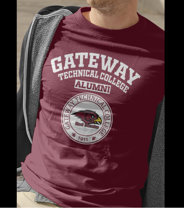 Gateway Technical College Alumni Red Hawks 1911 T-Shirt