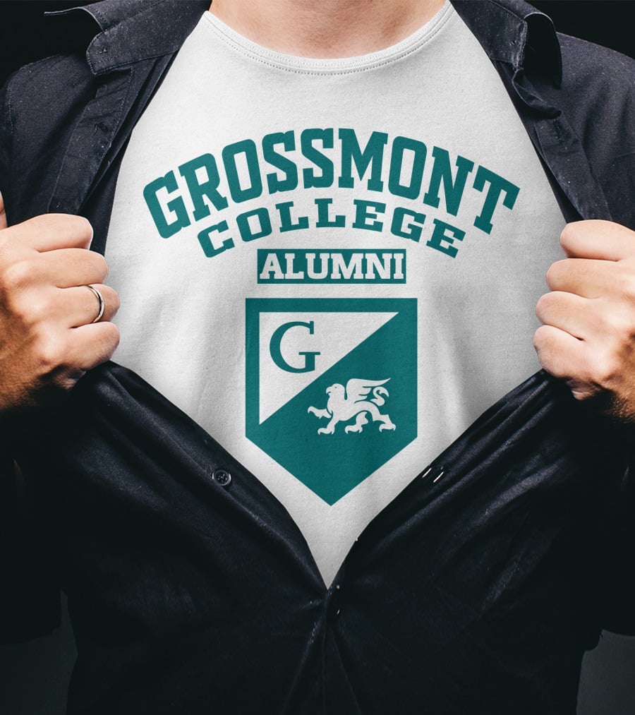 Grossmont College Alumni Griffin Shield Emblem T-Shirt