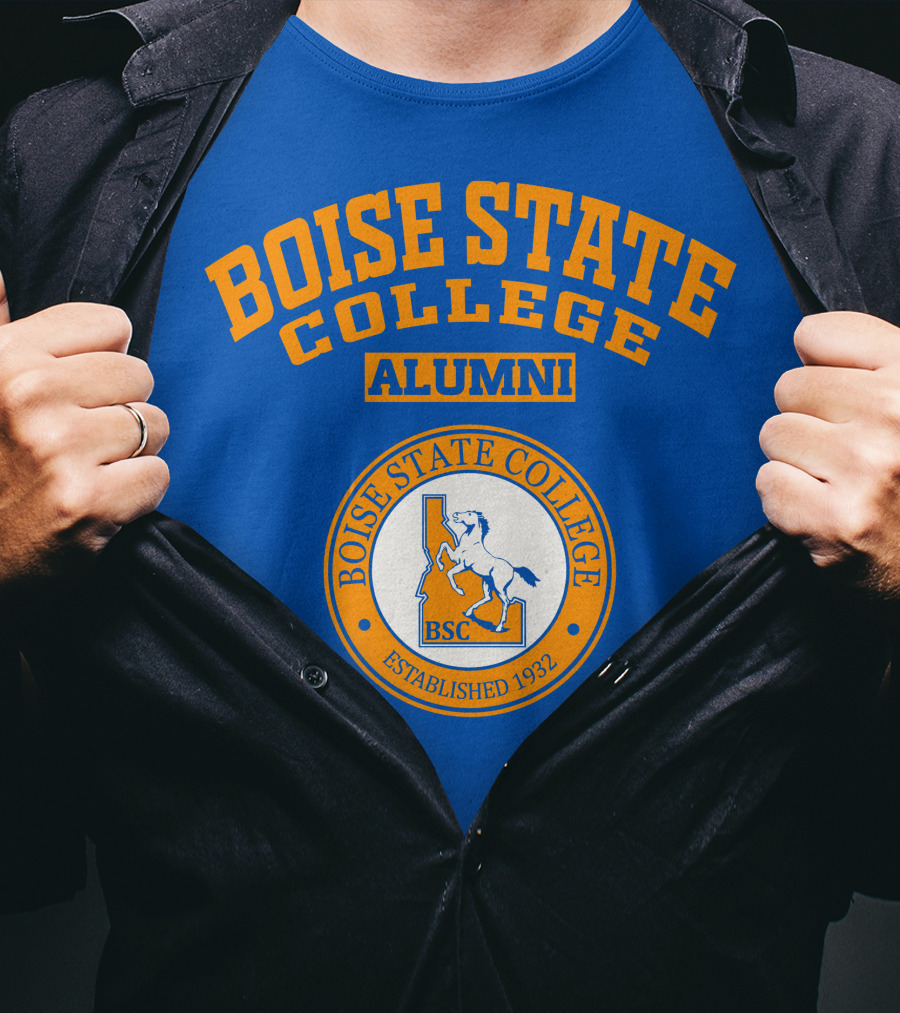 Boise State College Alumni BSC Established 1932 T-Shirt
