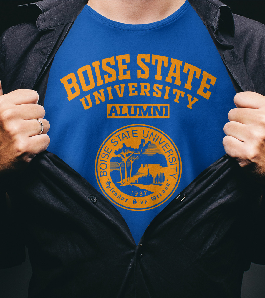 Boise State University Alumni 1932 Splendor Sine Occasu Seal T-Shirt