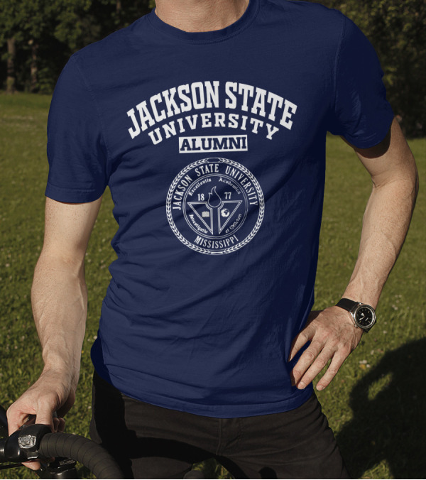 Jackson State University Alumni Mississippi 1877 Excellence Audire Est Optimum T-Shirt