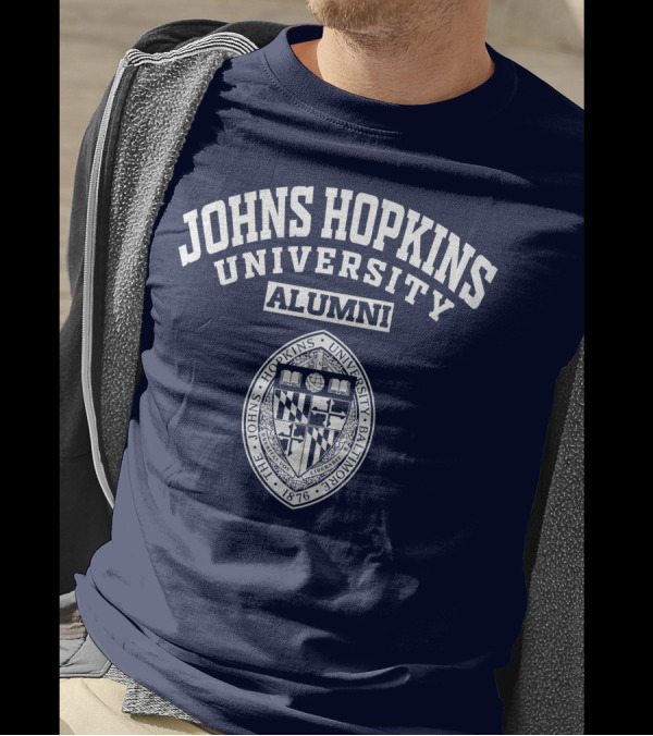 Johns Hopkins University Alumni Seal Baltimore 1876 T-Shirt