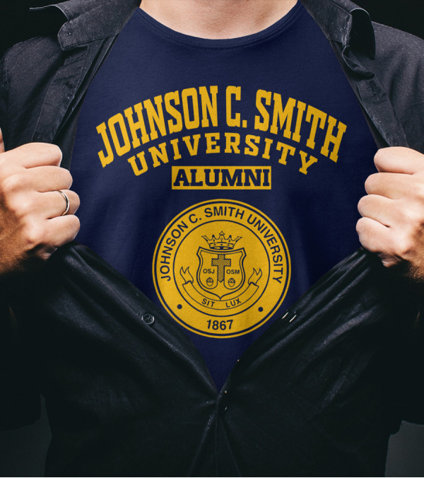 Johnson C Smith University Alumni 1867 Seal Sit Lux T-Shirt