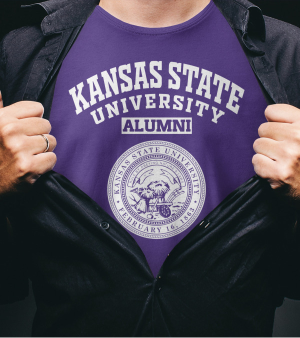 Kansas State University Alumni February 16 1863 Seal T-Shirt