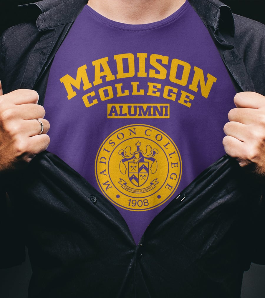 Madison College Alumni 1908 Seal T-Shirt