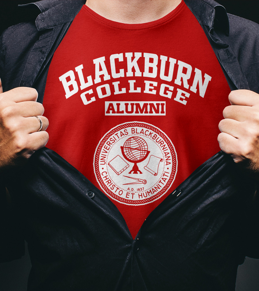 Blackburn College Alumni Universitas Blackburniana Christo Et Humanitati 1857 T-Shirt