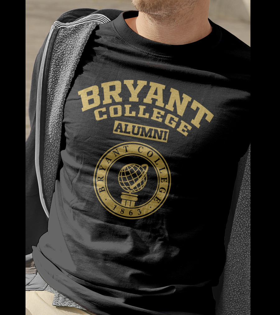 Bryant College Alumni 1863 Globe Emblem T-Shirt