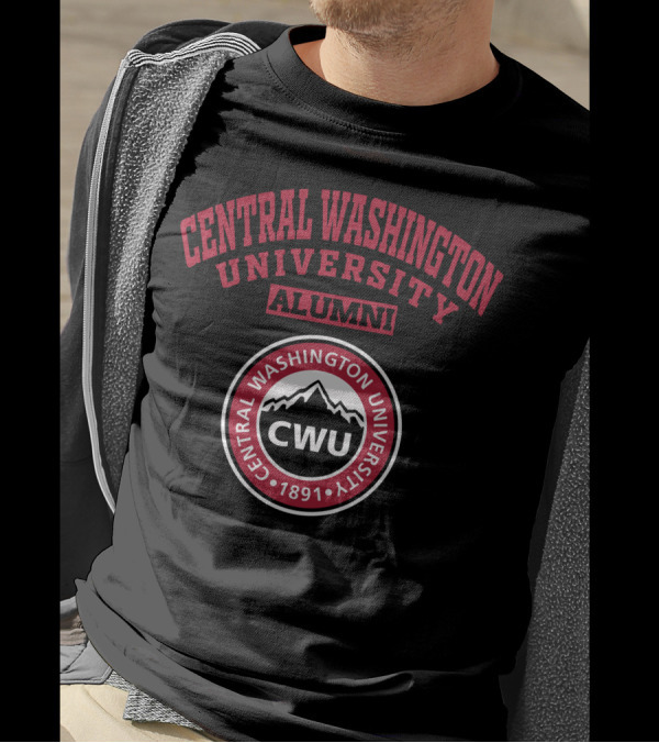 Central Washington University Alumni CWU 1891 T-Shirt