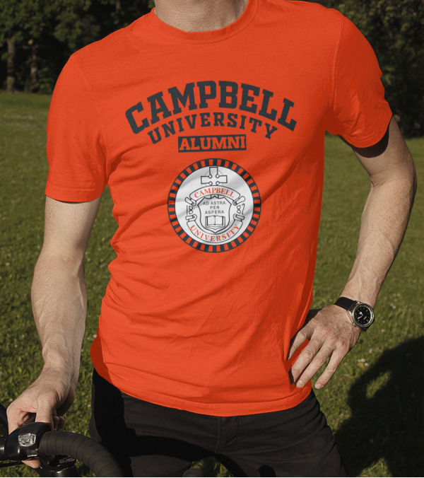 Campbell University Alumni Ad Astra Per Aspera Seal T-Shirt