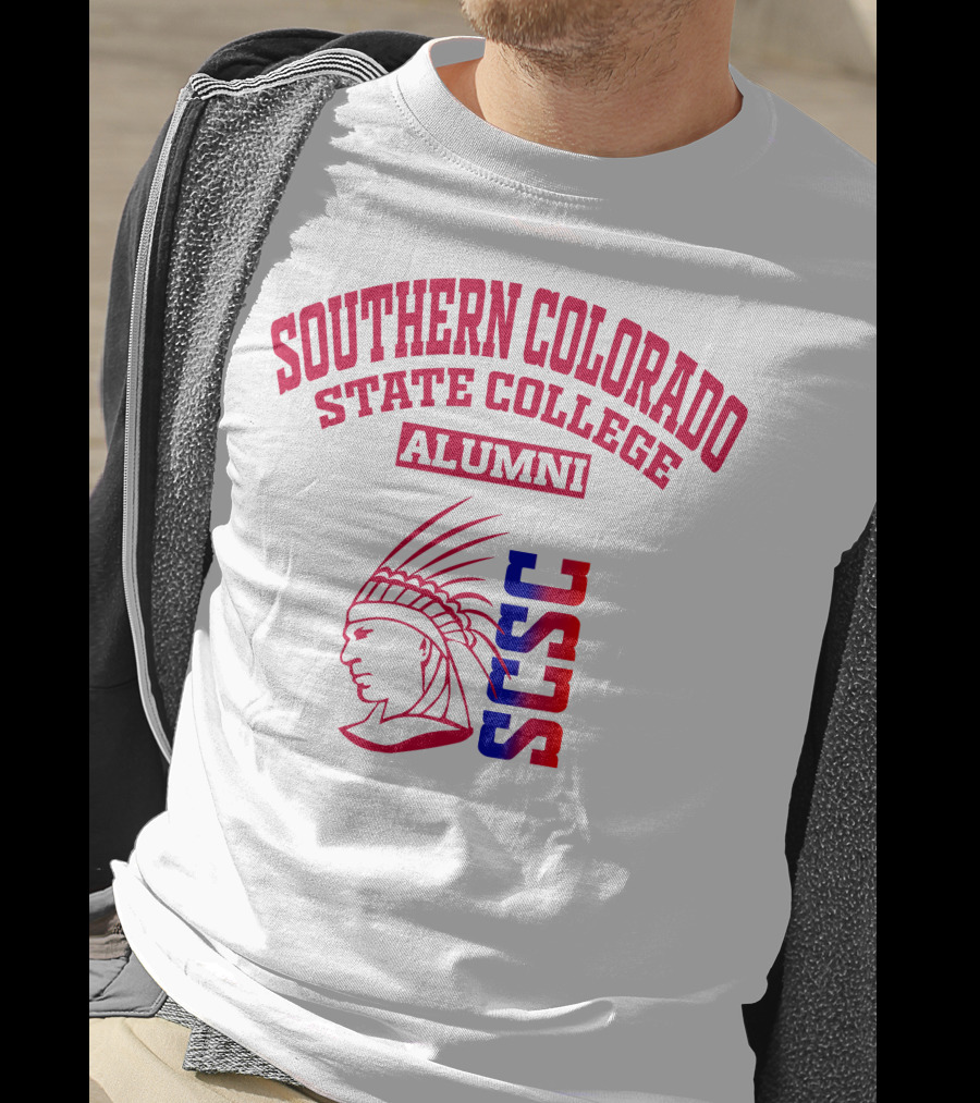 Southern Colorado State College Alumni SCSC Indian Head T-Shirt