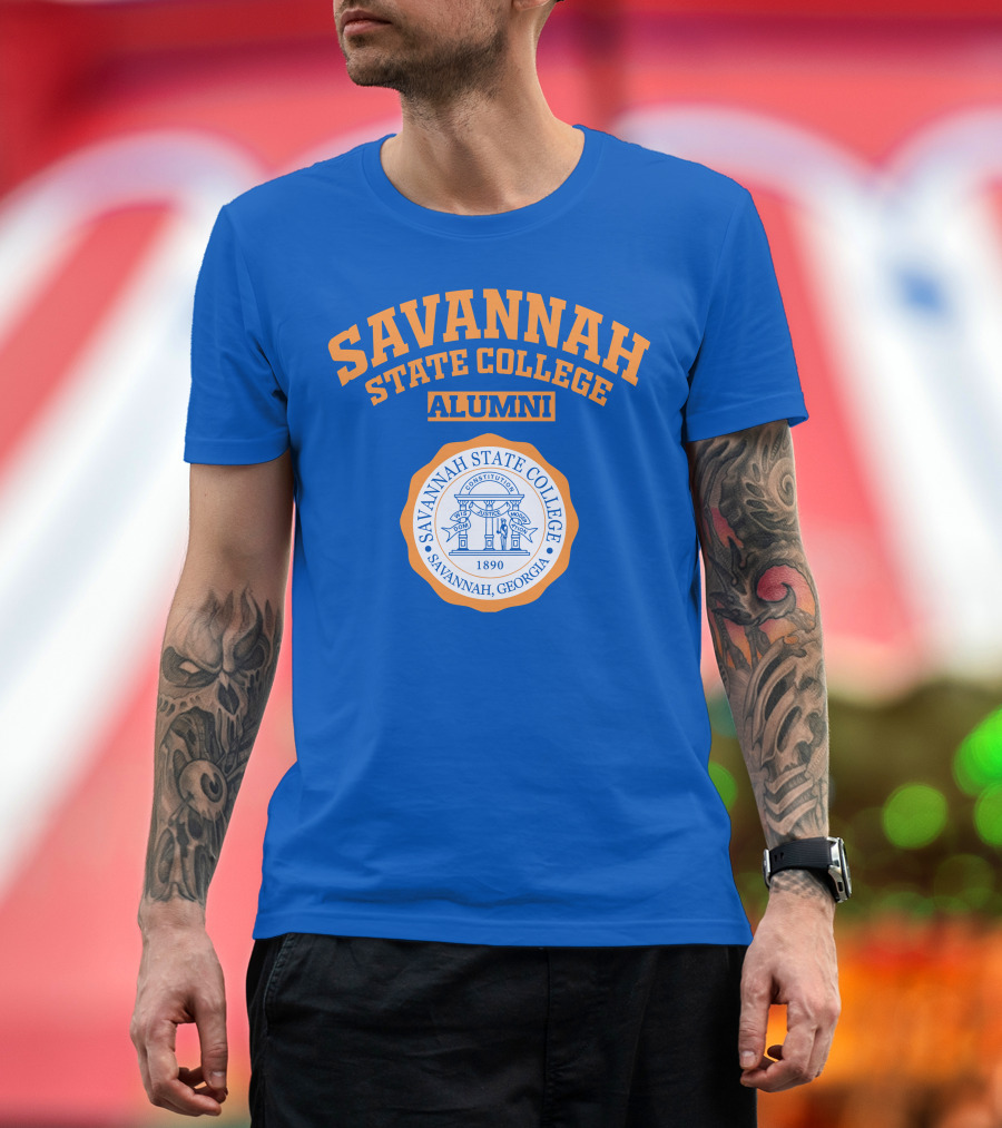 Savannah State College Alumni Seal 1890 Savannah Georgia T-Shirt