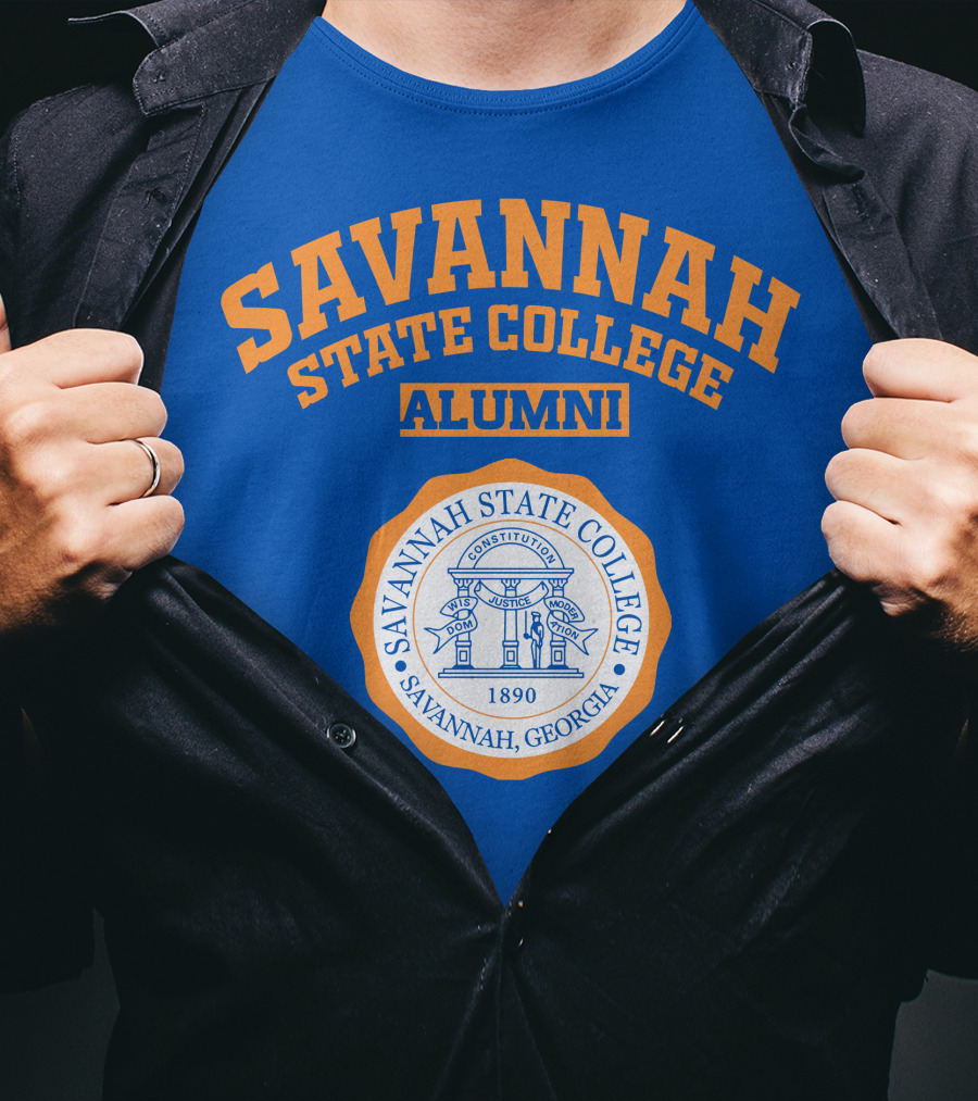 Savannah State College Alumni Seal 1890 Savannah Georgia T-Shirt