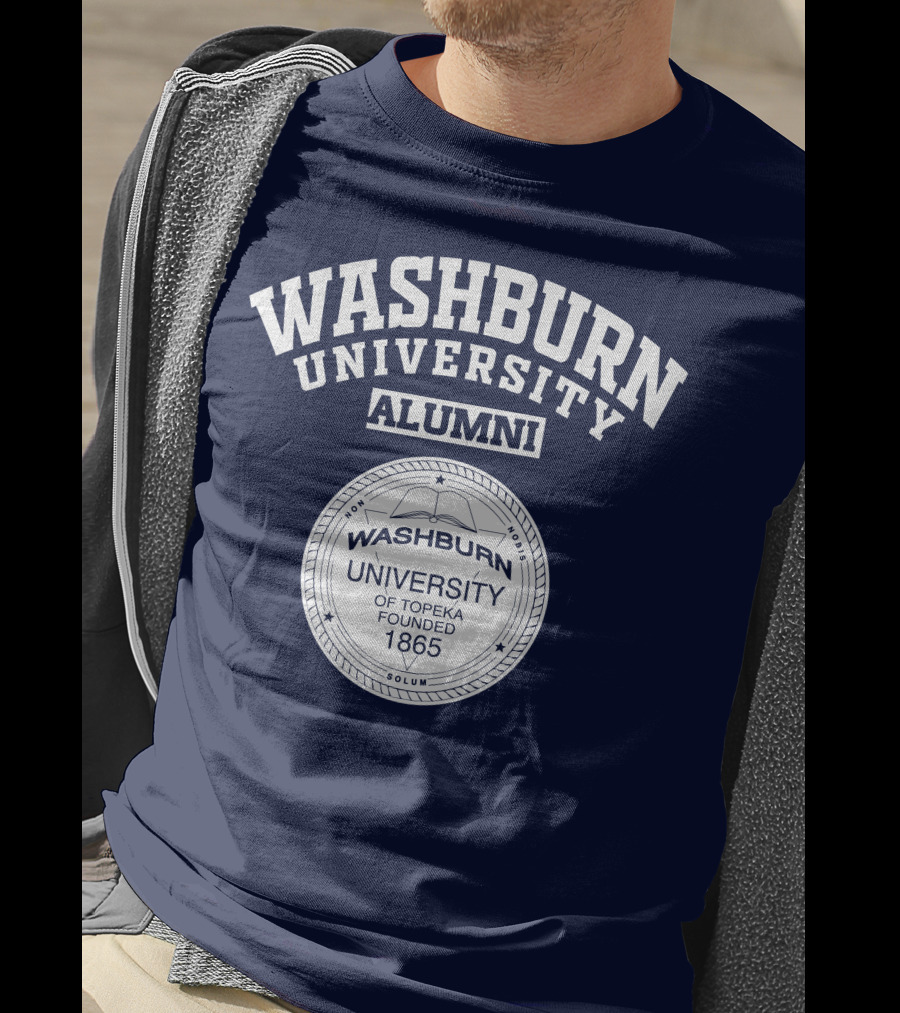 Washburn University Alumni University Of Topeka Founded 1865 T-Shirt