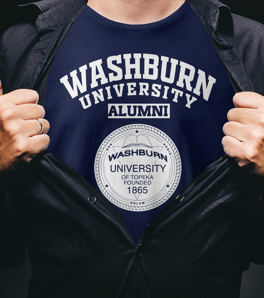 Washburn University Alumni University Of Topeka Founded 1865 T-Shirt
