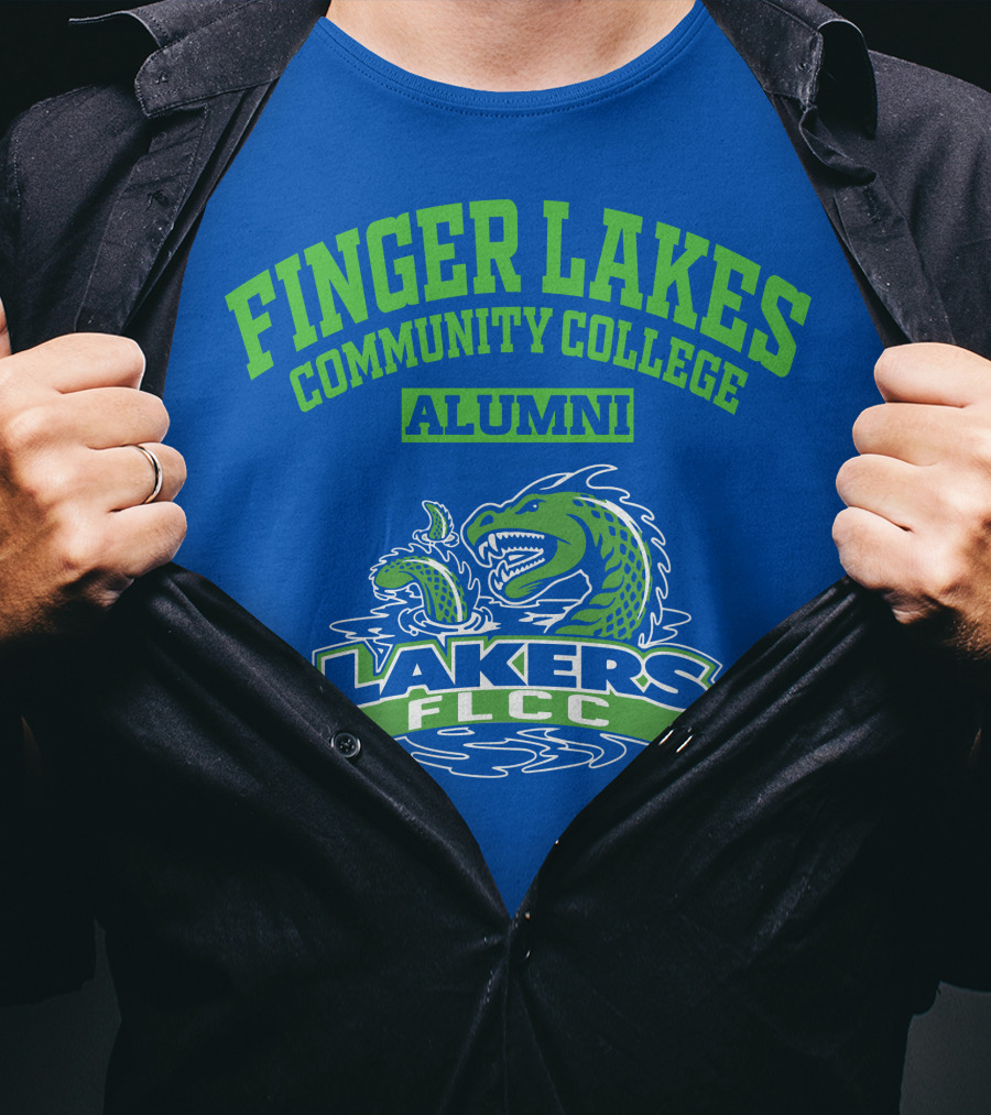 Finger Lakes Community College Alumni Lakers FLCC T-Shirt