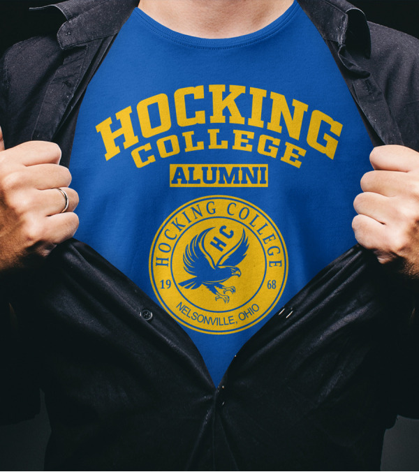 Hocking College Alumni HC Nelsonville Ohio 1968 Eagle T-Shirt