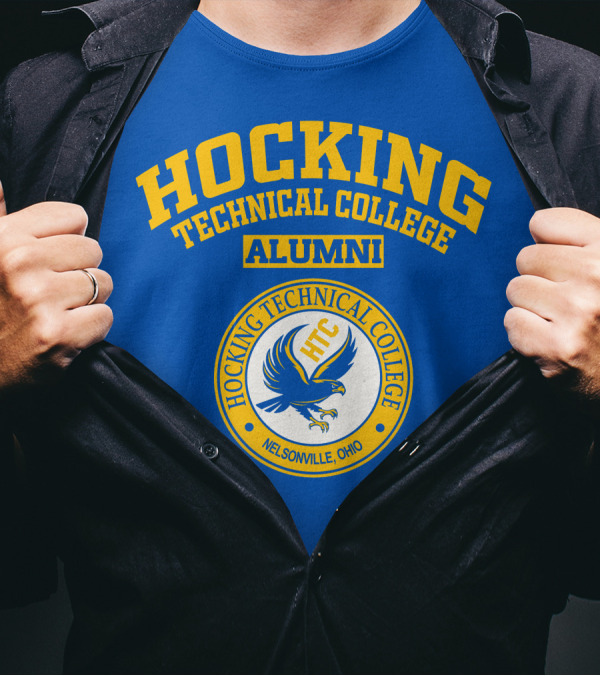 Hocking Technical College Alumni Nelsonville Ohio HTC Eagle T-Shirt