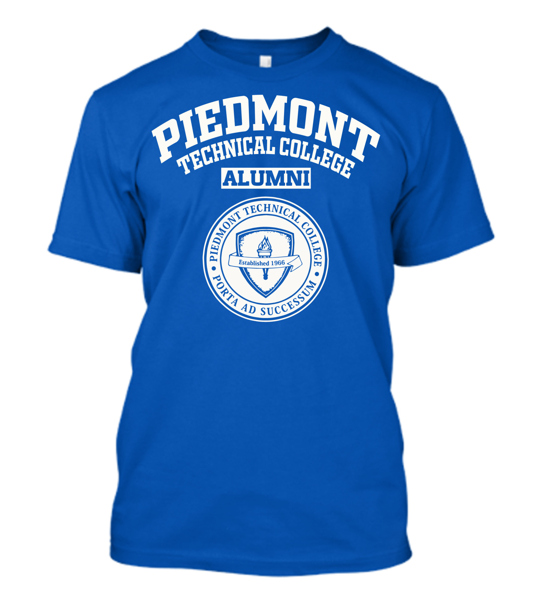 Piedmont Technical College Alumni Established 1966 Porta Ad Successum T-Shirt