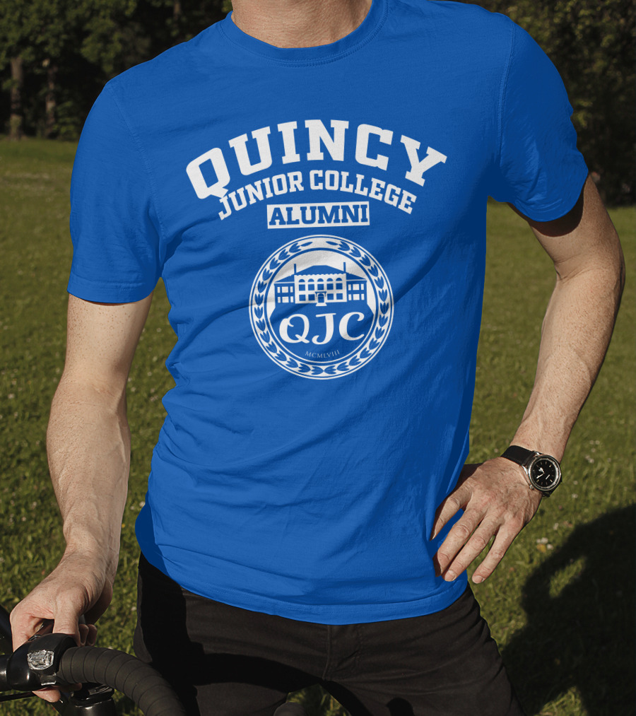 Quincy Junior College Alumni QJC MCMLVIII T-Shirt