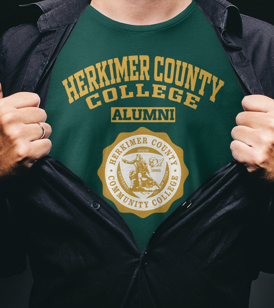 Herkimer County Community College Alumni Emblem 1966 T-Shirt