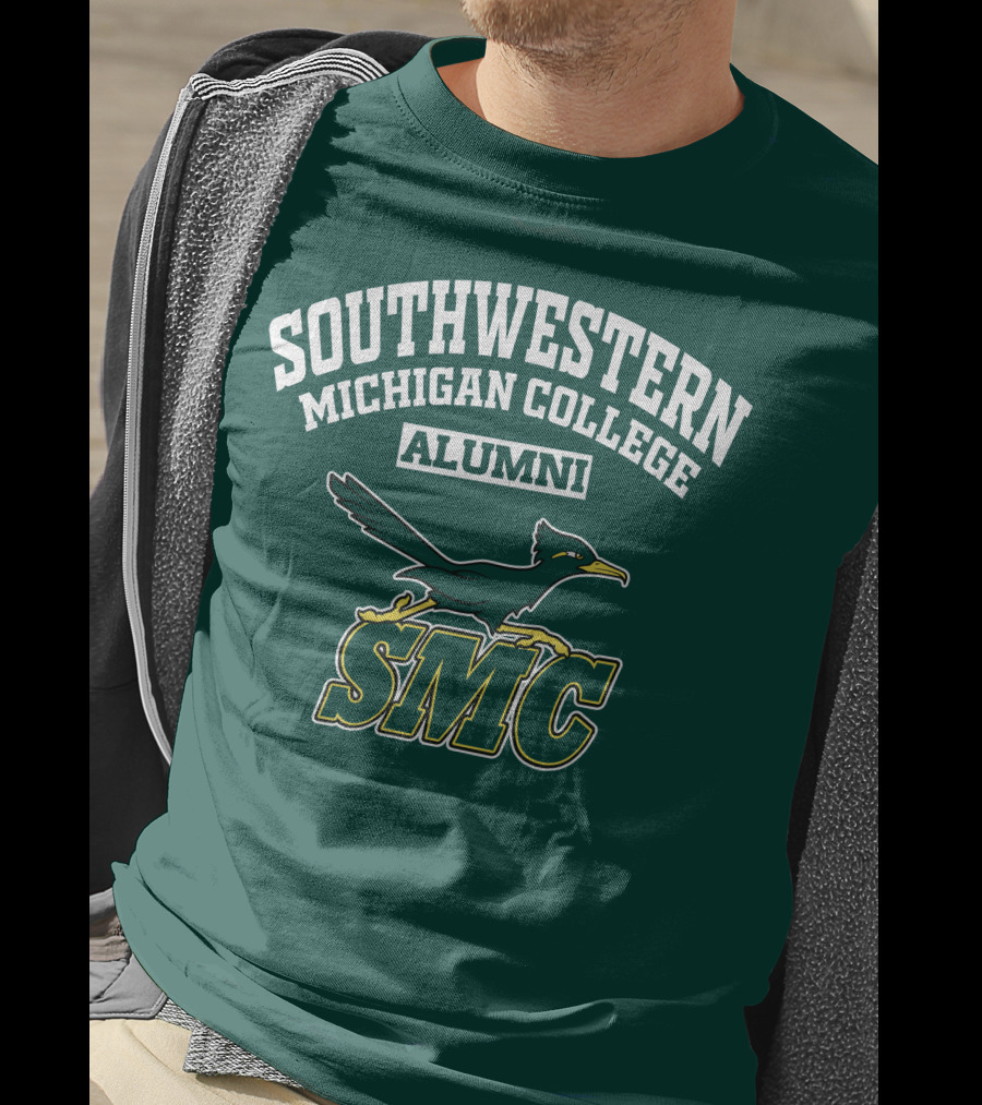 Southwestern Michigan College Alumni SMC Bird T-Shirt